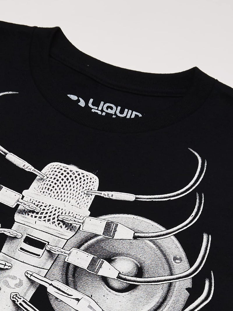 Liquid Blue Men's Amped Up T-Shirt, Black, X-Large - Image 2